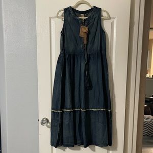 Keer qiaowa Denim Dress Size Large